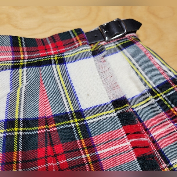 O'Neil of Dublin Wool Tartan Mini Skirt Kilt - Picture 3 of 7